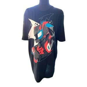 Jordan MVP Nike black t-shirt abstract size XL mens uni-sex tee